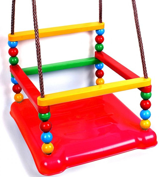 Leagăn cu frânghie 30x30x25, lungime 110 cm, cu inele metalice, greutate până la 40 kg