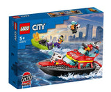Lego® City Fire 60373 - Пожарникарска Спасителна Лодка