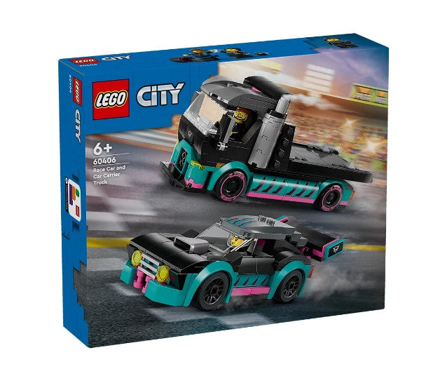 Lego® City 60406 - Състезателна Кола И Камион Автовоз