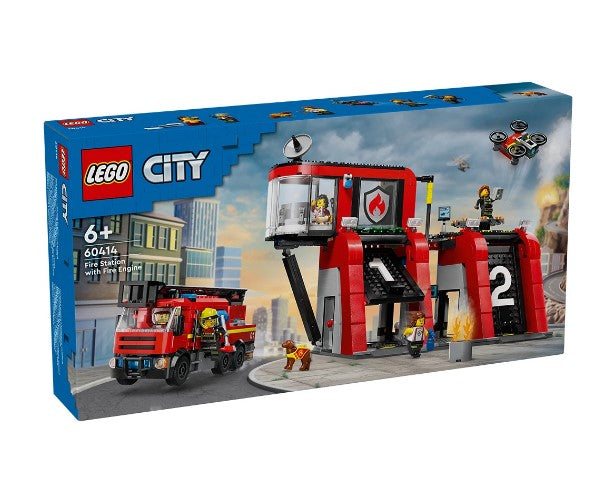 Lego® City Fire 60414 - Пожарна Команда И Пожарникарски Камион