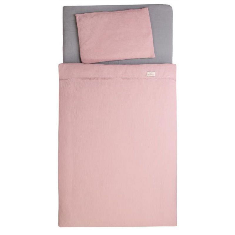 0073 Спален Комплект Muslin Розов 3 Части - Спални Комплекти - Baby Matex - BebeMama