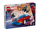 Lego® Super Heroes 76279 - Състезателната Кола На Спайдърмен С Венъм И Зеления Гоблин