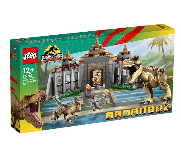 Lego® Jurassic World™ 76961 - Център За Посетители: Нападение На Тиранозавър Рекс И Раптор