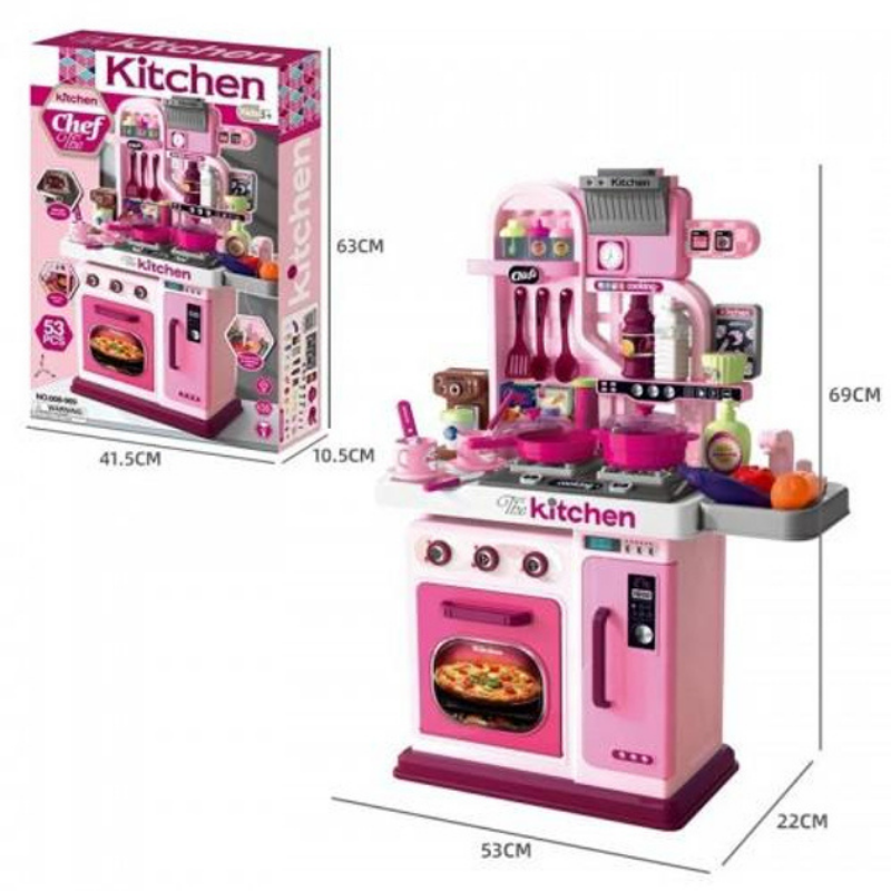 Bucătărie pentru copii Buba Kitchen Chef Pink 008-969