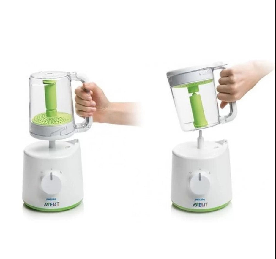 Комбиниран Уред За Готвене На Пара И Блендер (3 В 1) --- BebeMama