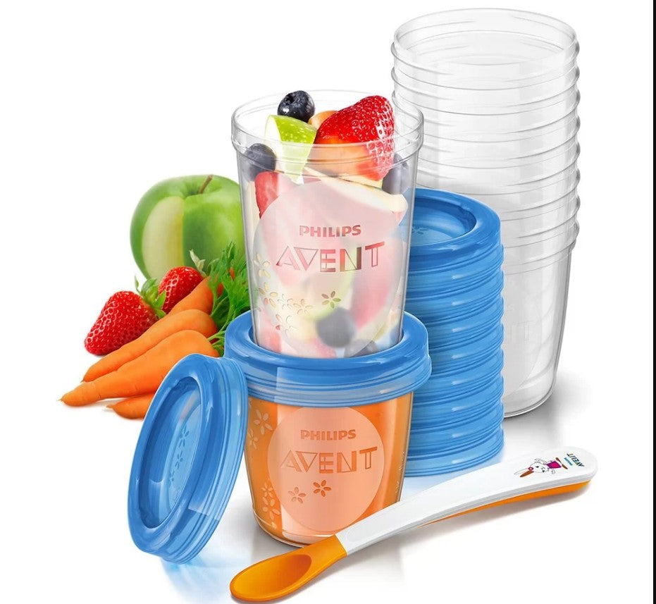 Комплект За Хранене 2014 - Контейнери За Храна - Philips Avent - BebeMama