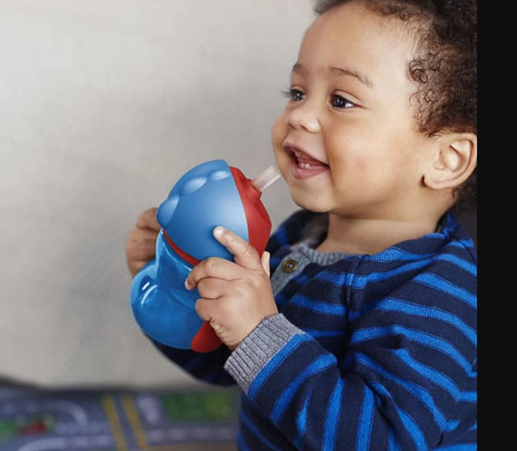 Чаша Със Сламка 9М+ 200Мл - Момче --- BebeMama