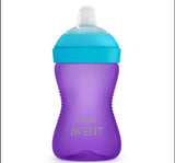 Неразливаща Се Чаша С Мек Накрайник, 300мл, 9м+, Лилава Scf802 02 Philips Avent