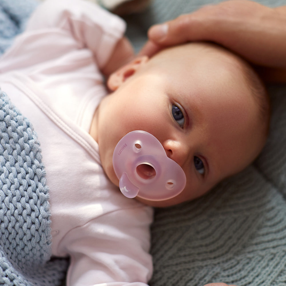 Залъгалки Soothie 0 6м, Розови Philips Avent