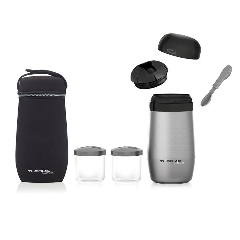 010496C01 Термобокс + Термос 1Л + 2 Кутийки - Термо Чанти И Кутии - Jane - BebeMama