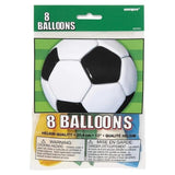 Комплект Балони 8бр. 3d Soccer 30см. Unique