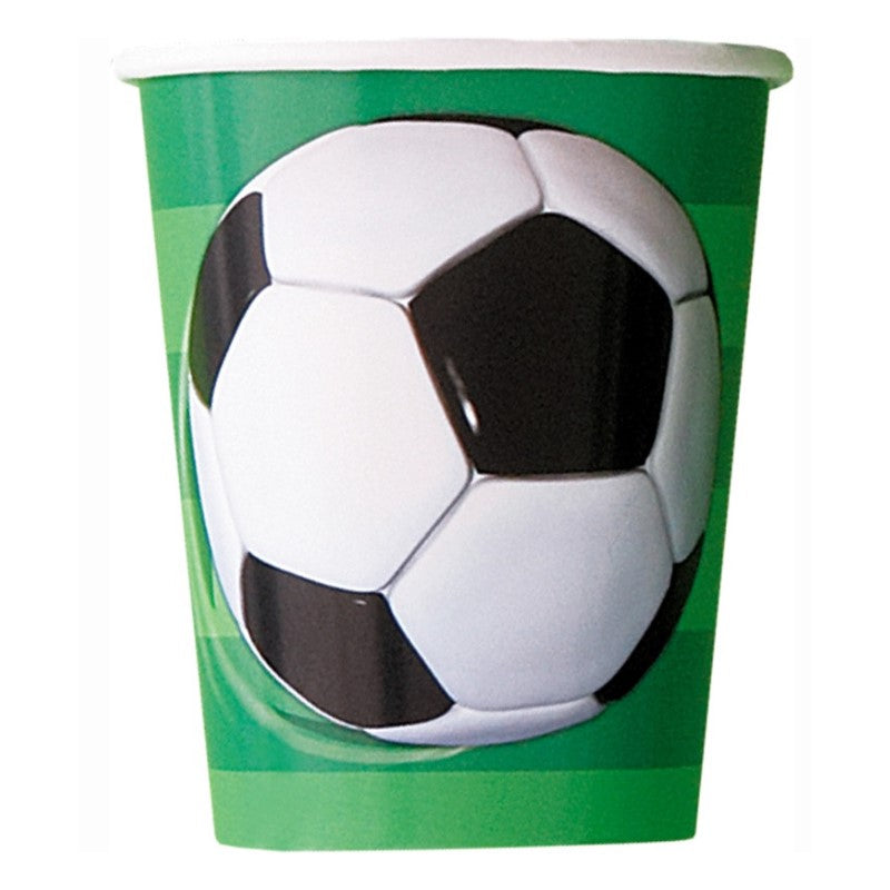 Хартиени Чаши 8бр. 3d Soccer Unique
