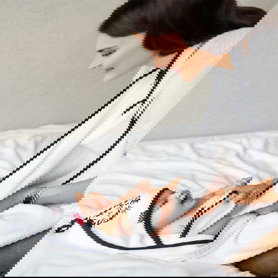 343/01 Хавлия С Качулка Бамбук 85Х85 --- BebeMama