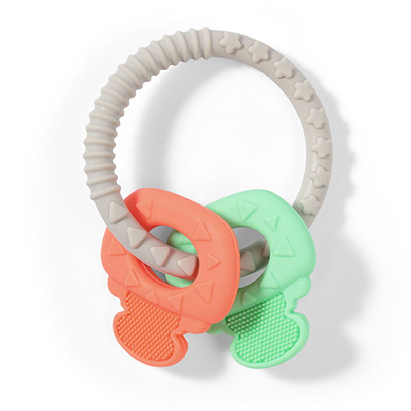 486/01 Гризалка Ortho Оранжев Зелен --- BebeMama