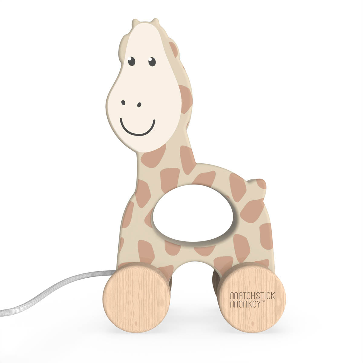 Matchstick Monkey Дървена Играчка За Дърпане - Gigi Giraffe