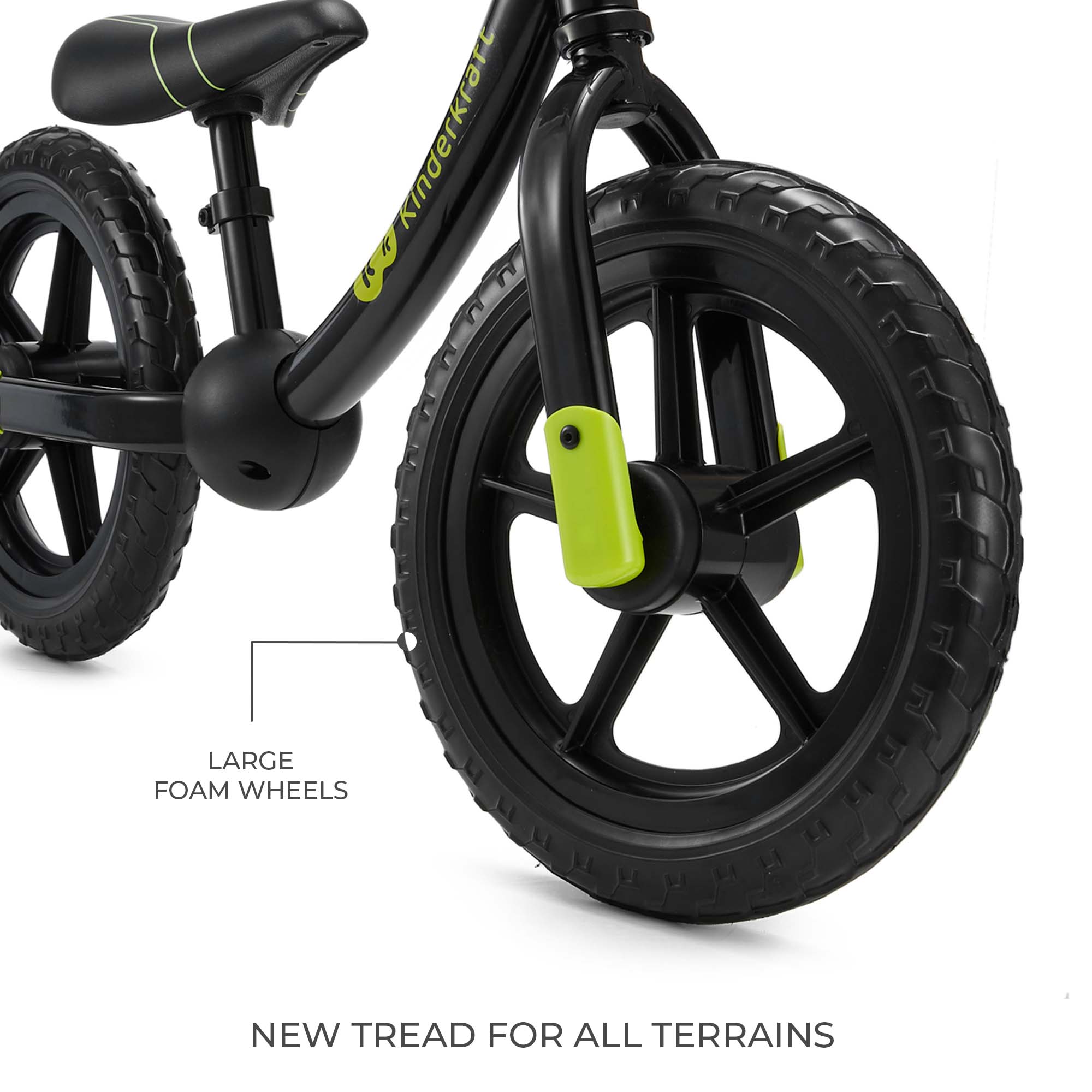 Колело За Баланс 2way Next Offroad Black Kinderkraft