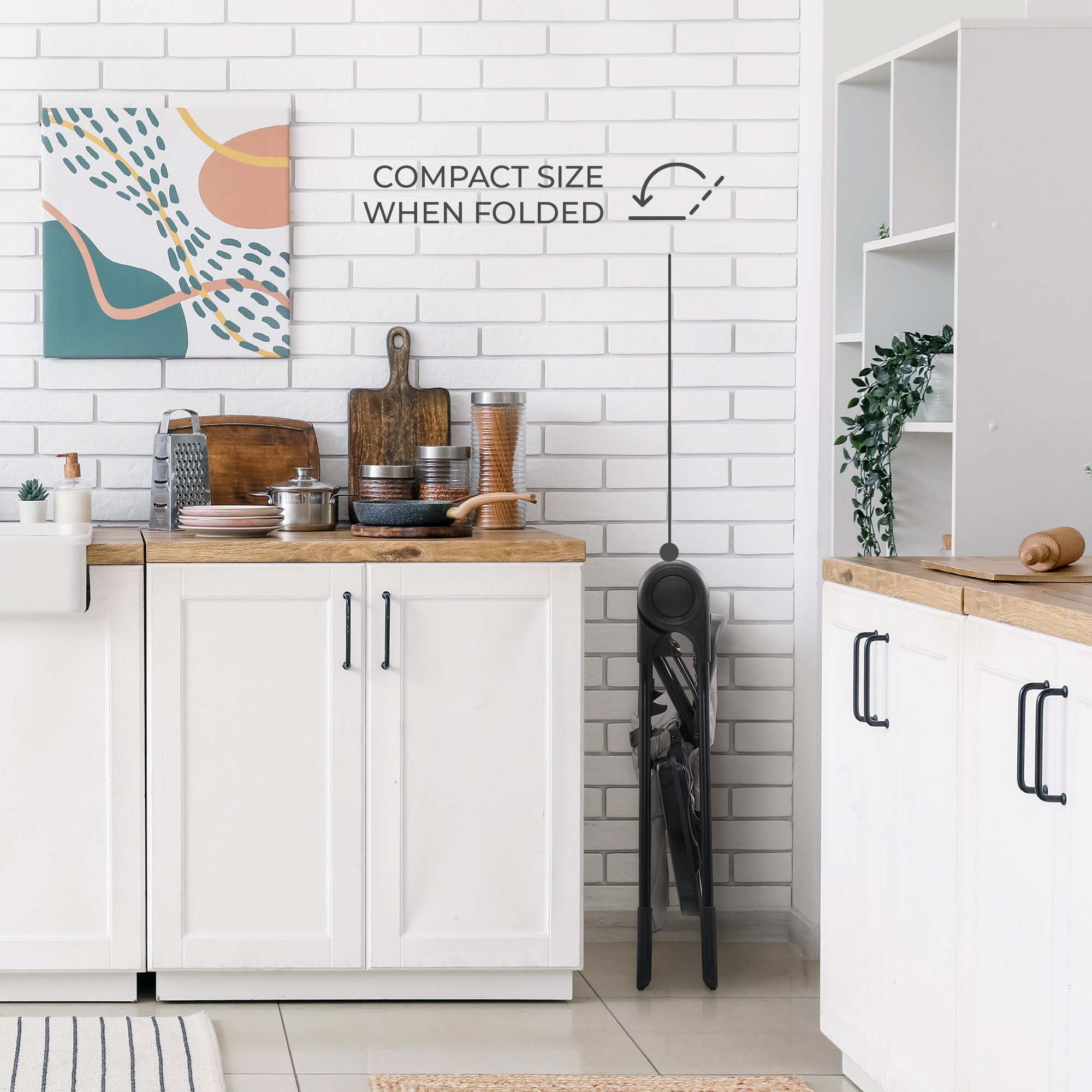 Binci Столче За Хранене Grey Kinderkraft
