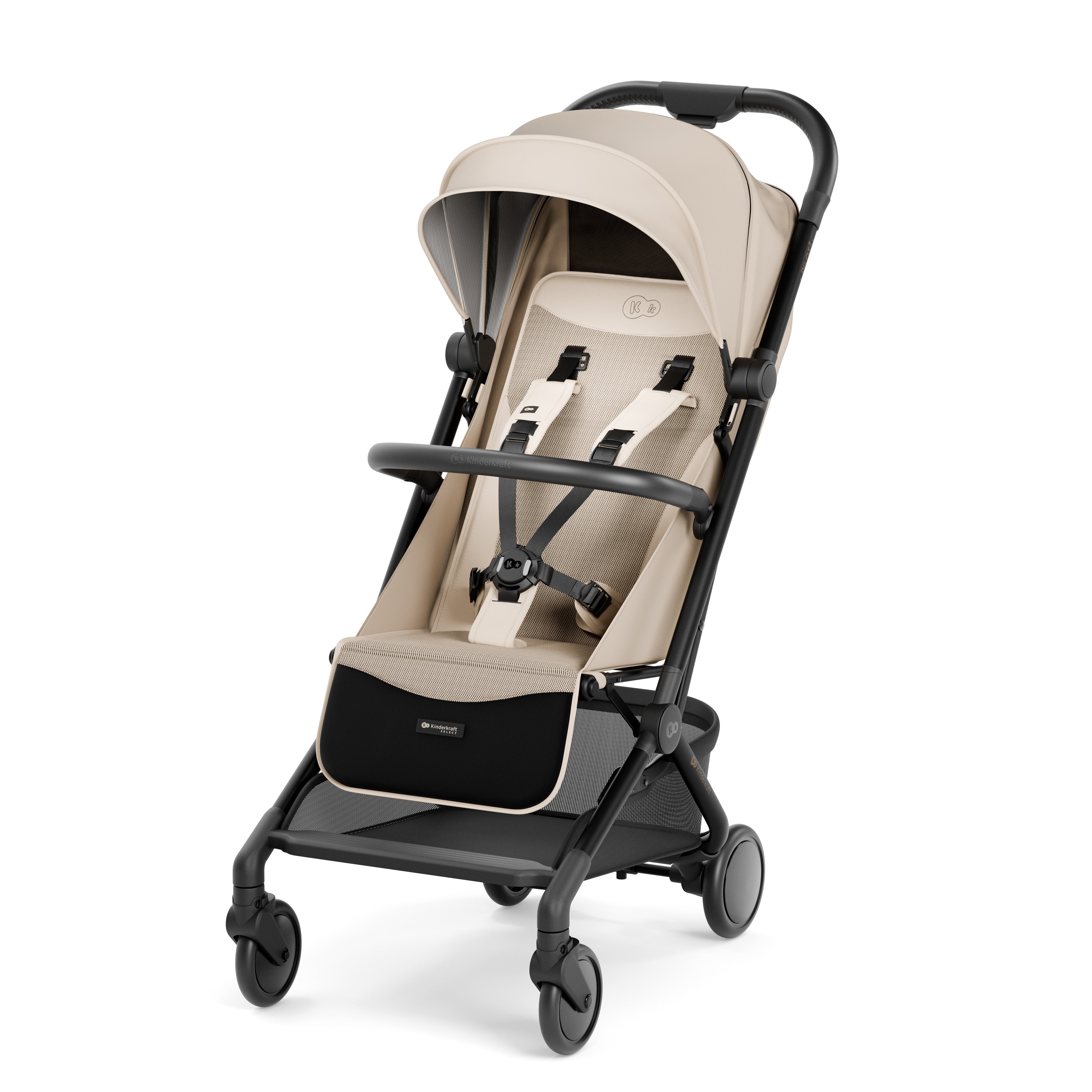 Pilot 2 Бебешка Количка Soft Beige Kinderkraft