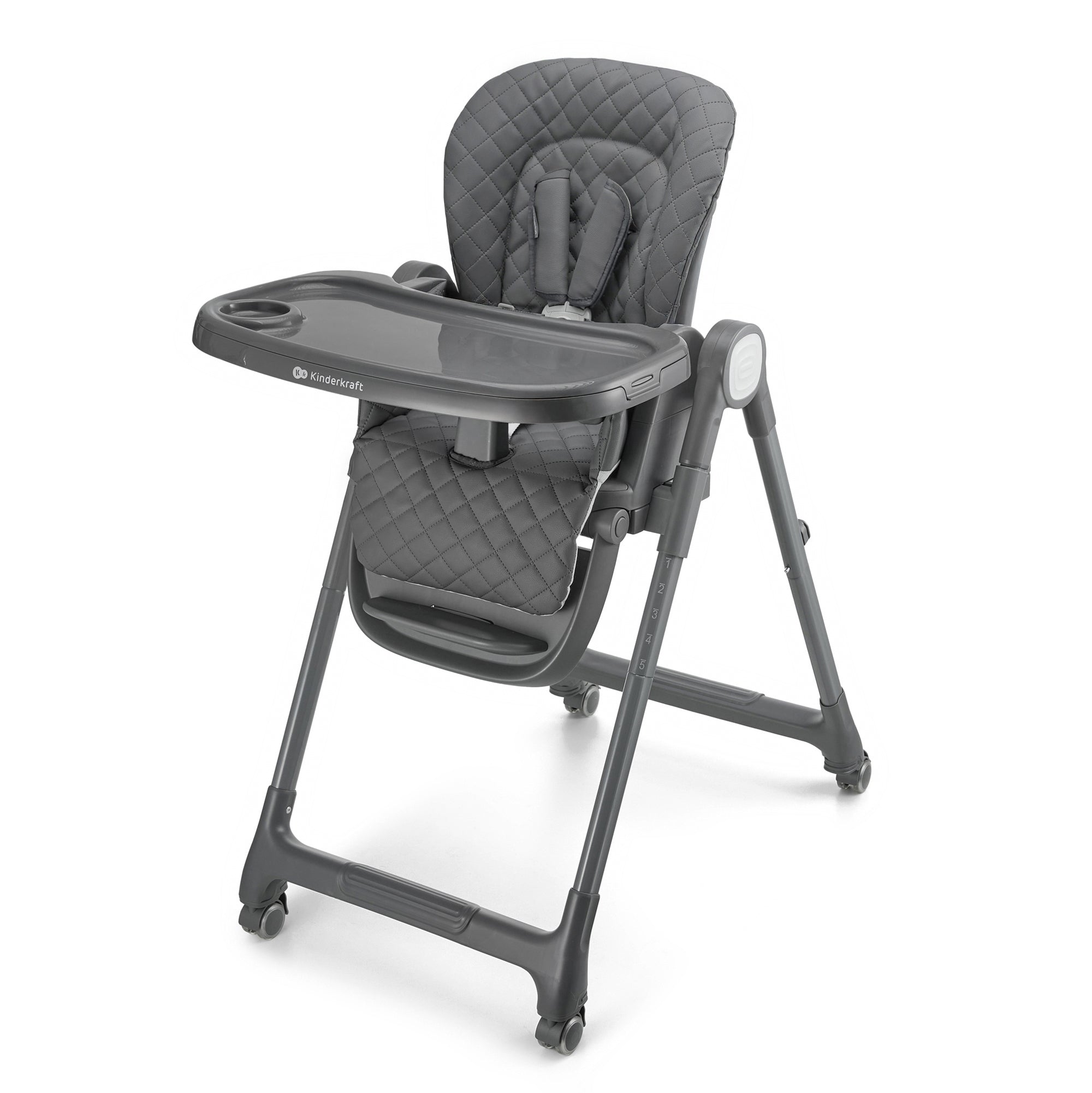 Tulo Столче За Хранене Grey Kinderkraft