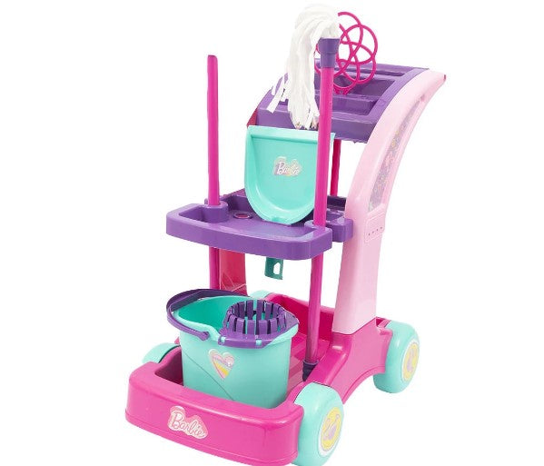 Комплект За Игра Количка За Почистване Barbie, 50 См --- BebeMama