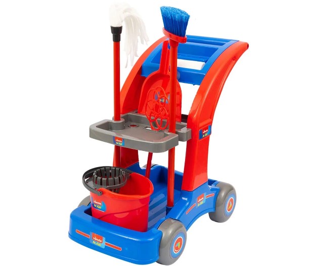 Комплект За Игра Макси Почистваща Количка Vileda, 50 См --- BebeMama