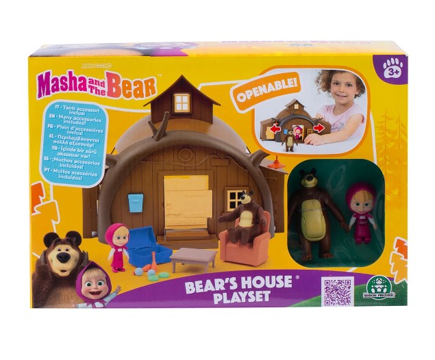 Маша И Мечока - Къщата На Маша - Играчки - Comsed - BebeMama