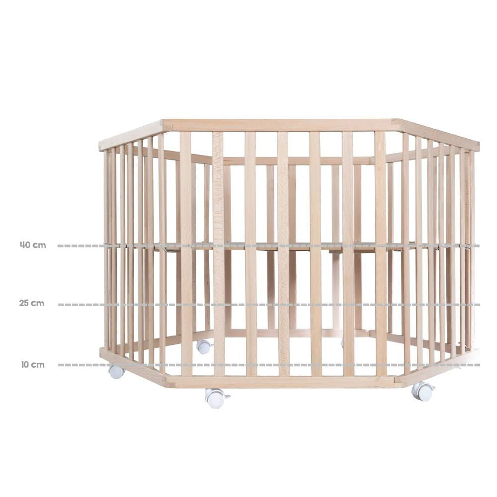 0232Nav230 6-Ъгълна Кошара За Игра - Кошари За Игра - Roba - BebeMama