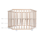 0232Nav230 6-Ъгълна Кошара За Игра - Кошари За Игра - Roba - BebeMama