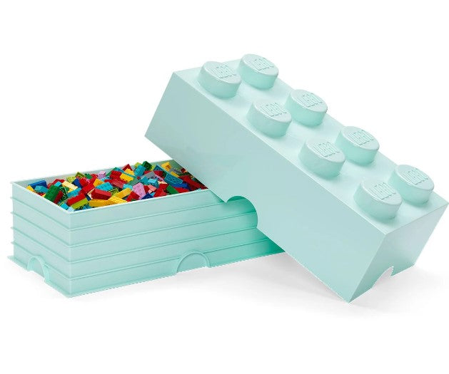 Lego® Кутия За Съхранение - Тухличка 8, Светло Синя bebemama