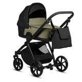 Tutis Mio 3+ Leather Бебешка Количка 2В1 025 Olive