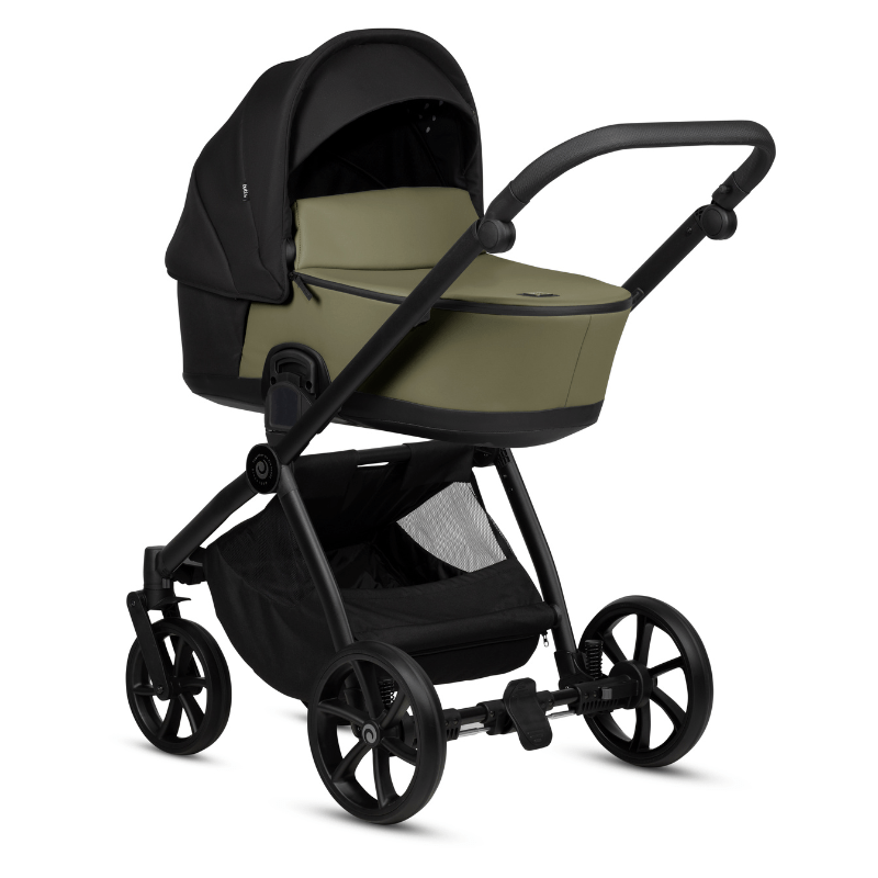Tutis Mio 3+ Leather Бебешка Количка 2В1 025 Olive