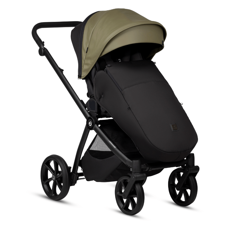 Tutis Mio 3+ Leather Бебешка Количка 2В1 025 Olive