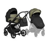 Tutis Mio 3+ Leather Бебешка Количка 2В1 025 Olive