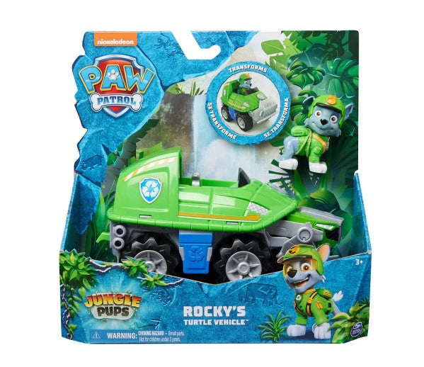 Пес Патрул - Jungle Pups - Роки С Превозно Средство - Играчки - Spin Master - BebeMama