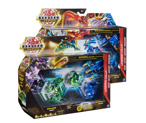 Топчета Bakugan Legends Collection, Асортимент