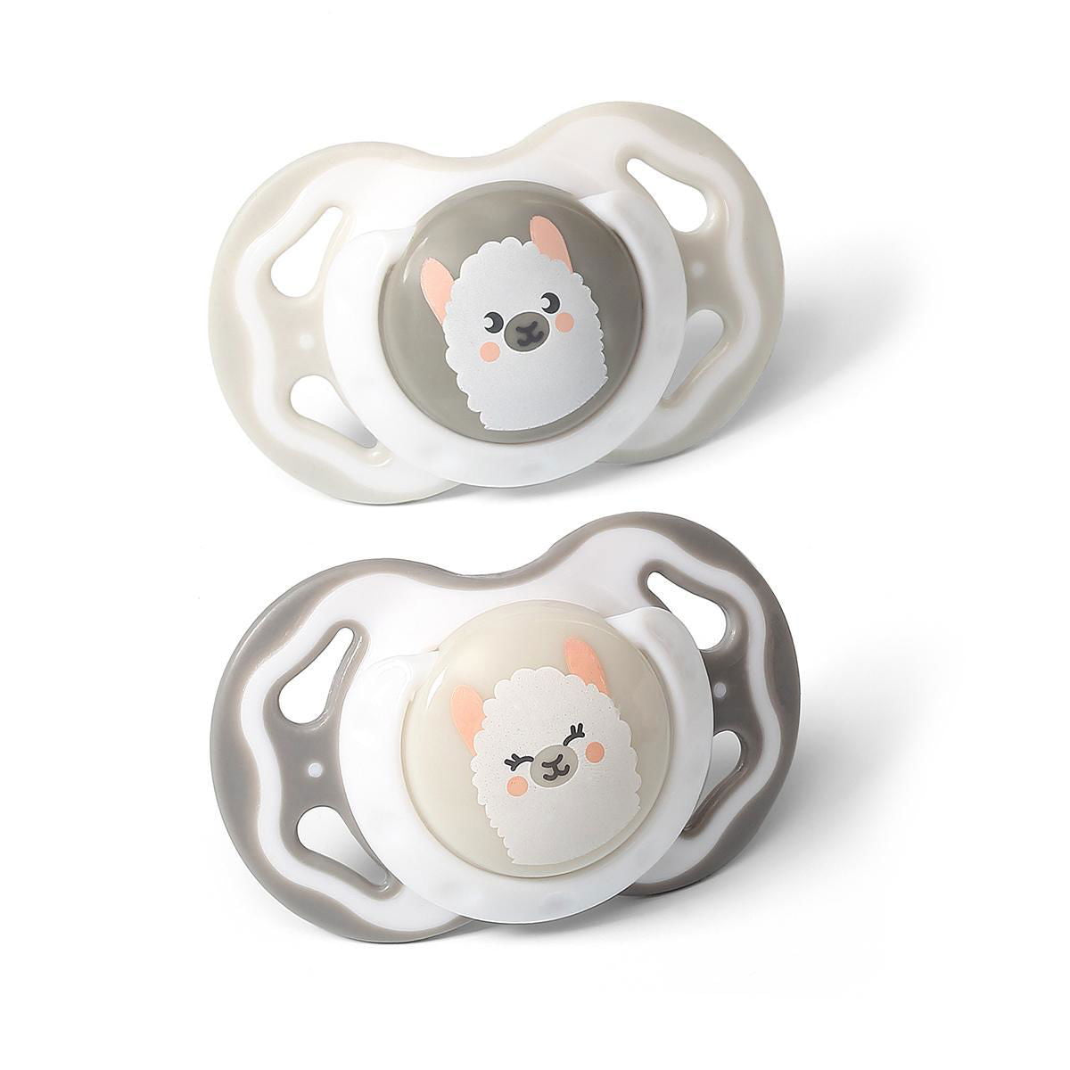 1224/02 Залъгалка Симетрична Силикон 3-6М. 2 Бр. --- BebeMama