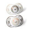 1225/02 Залъгалка Симетрична Силикон 6-18М. 2Бр. --- BebeMama