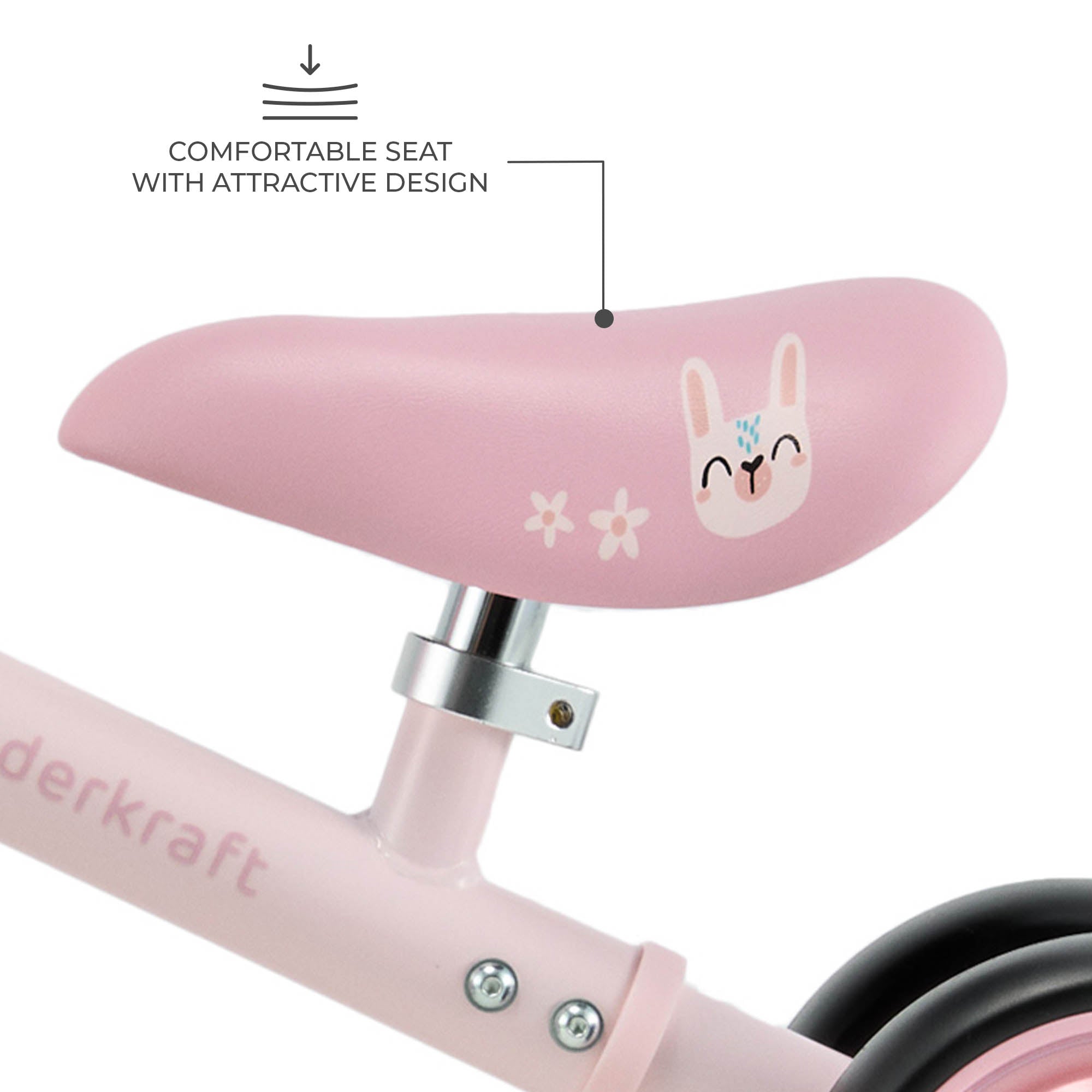 Cutie Flash Колело За Баланс Pink Kinderkraft