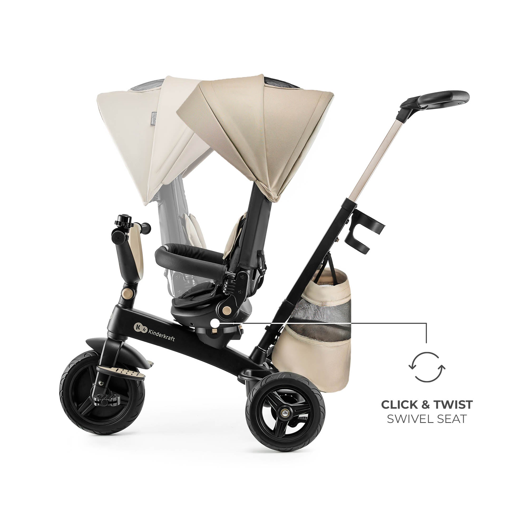 Easytwist Бежова Триколка Kreasy00beg0000 Kinderkraft