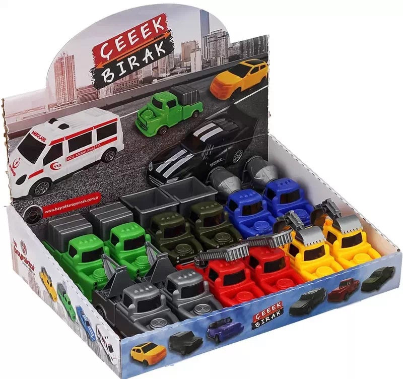 Комплект Камиончета С Функция Издърпай Назад С НавивавеВ Кутия