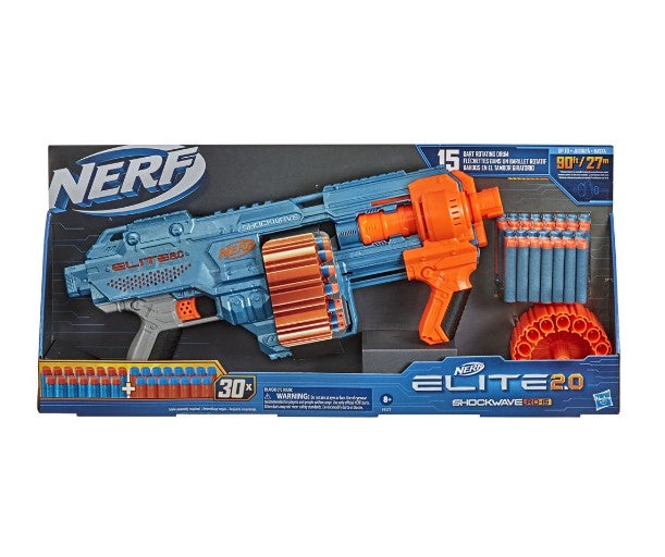 Нърф - Elite 2.0 Shockwave Rd-15 - Играчки - Оръжия - Hasbro - BebeMama