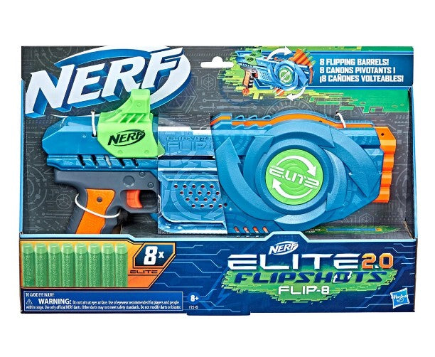 Нърф - Elite 2.0 Flip 8 - Играчки - Оръжия - Hasbro - BebeMama