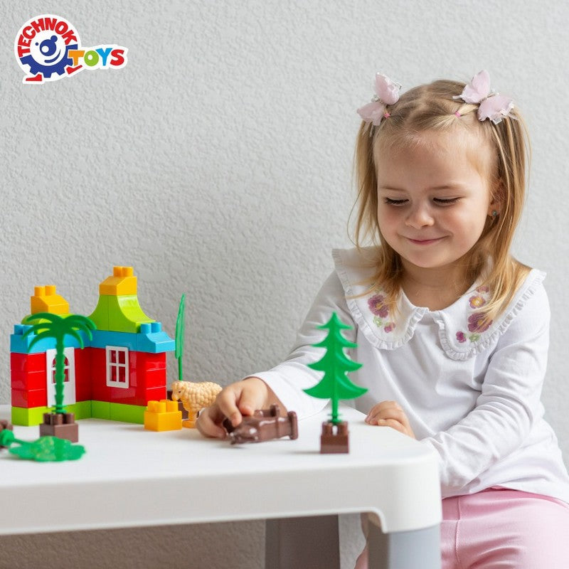 Fermă Constructor cu animale într-un plic 37X15X11