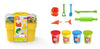 Plastilina K-T Beach în găleată, 4 culori, 226 gr., 8 buc., matrițe 15x12x15