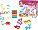 Plastilina Unicorn K-T 4X50Gr 12 buc. Matrici 22X6X22