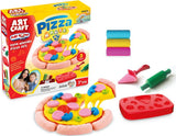 Plastilină Pizza K-T 3x50 gr cu 2 unelte și matriță mare 16x5x16