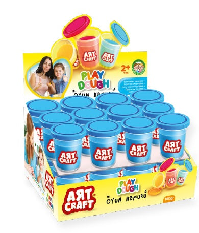 Găleată de plastilină 140 gr. Albastră