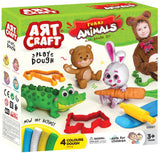 Plastilina Animale Funny K-T 4X50 Gr cu Matrici