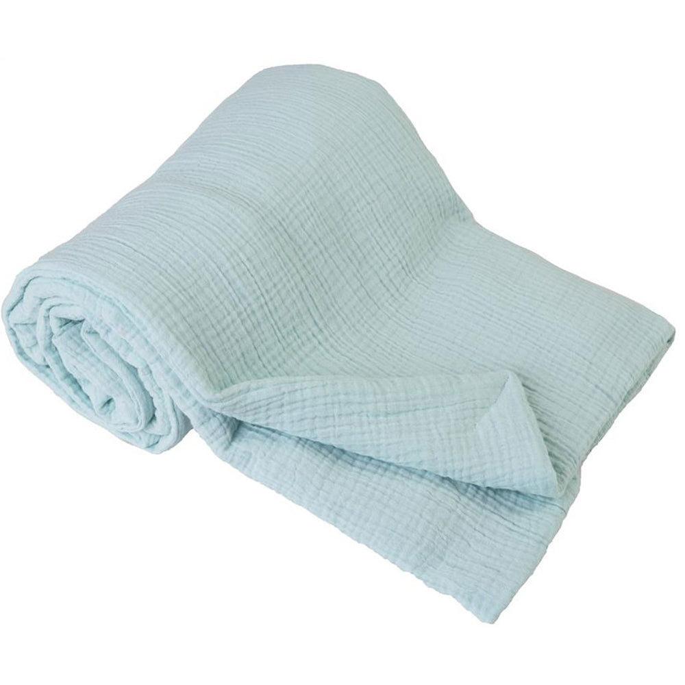 0371 Одеяло Muslin 80Х120 Зелено 33 --- BebeMama