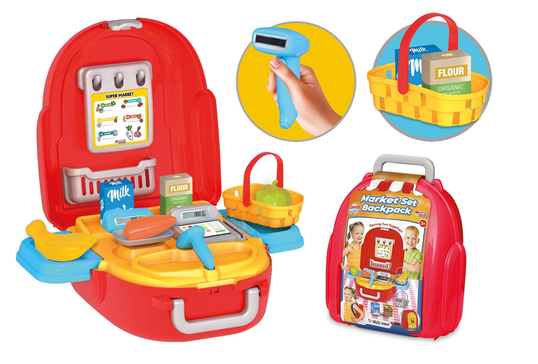 Rucsac cu magazin și cititor de coduri de bare 24X27X13